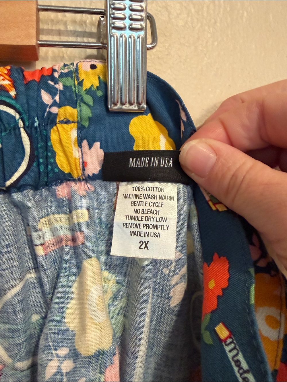 Retrolicious Chicken & Owl Farmgirl Skater Skirt, Partial Elastic Waist, size 2X - Picture 5 of 10